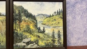 Dva obrazy krajin: Milan Čihák, české krajina/ Šumava. - 3