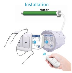 Prodám žaluziový wifi Tuya modul s RF ovladačem - 3