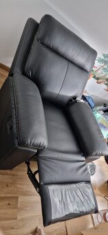 Kožené křeslo polohovací - 3