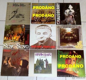 Rozprodám různé LP desky československá scéna 70. - 90. léta - 3