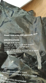 Napájecí kabely 230V - 3