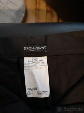 Luxusní nové dámské kalhoty DG vel 40 - 3