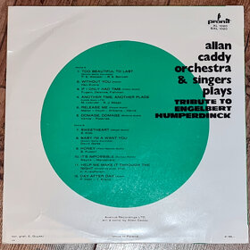 Allan Caddy Orchestra & Singers – 1974 VG, VYPRANÁ Vinyl (LP - 3