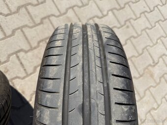 4x plechové disky 5x112 15 + pneu letní 195/65 R15 - 3