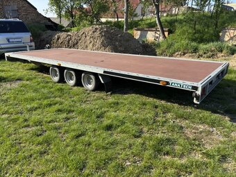 Přívesný vozík - plato 6x2,15m 3nápravy 3500kg - 3
