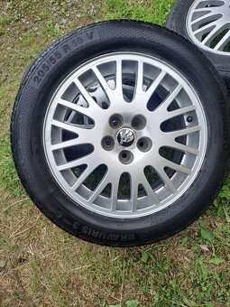 Alu kola 5x100 originál Škoda Octavia I 205/55 R16 - 3