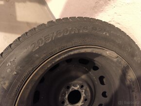 Mazda 3 Zimní pneu+ plechové disky 205x60x16 - 3