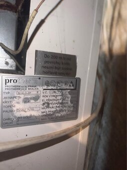 Plynový litinový kotel Protherm 30 KLO-ZP - 3