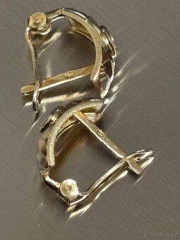 Dámské náušnice zlaté, zlato 1,57g - 3