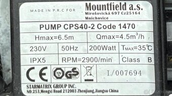 Písková filtrace Swing Standard k bazénu do 15m3 - 3