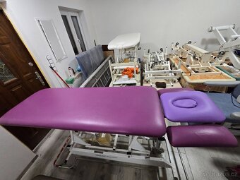 Elektrické Masážní lehátko fialové Profi 1 motor - 3