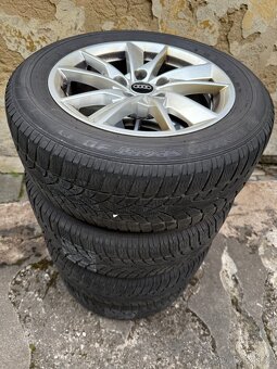 Zimní kompletní alu kola Audi 205/60 R16 5x112 - 3