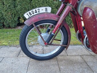 Jawa 350/18 pérák 1951 s TP v patině po rekonstrukci. - 3