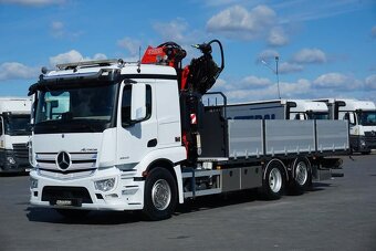 MB Actros 2543-6x2–Valník+HR-FASSI F-295 RA–EURO 6 - 3