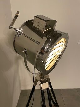 Lampa stojící designová "reflektor" - 3