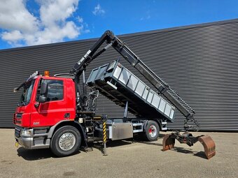 DAF CF 75.250 / Sklápěč + Hiab ruka / Euro 5 - 3