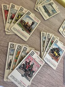 Retro hraci karty KVARTETO-DOPRAVNI PROSTREDKY - 3