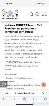 Kočárek Kunert Ivento - 3