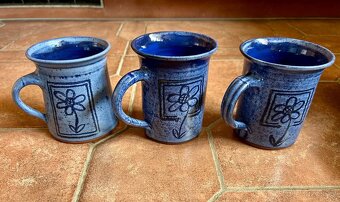 Sada modrého kamenického nádobí - 3