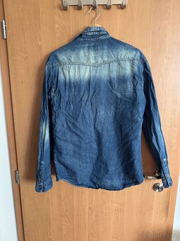 Panska jeansova kosile Zara - 3