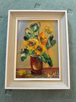 Obrazy z pozůstalosti - akademičtí umělci, olej, pastel aj. - 3