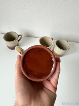 Krásné keramické hrnky - starožitné - 3