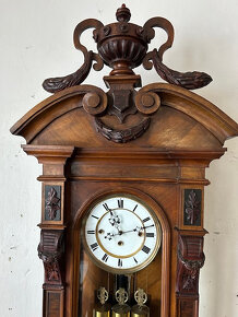 Velké čtvrťové hodiny okolo roku 1880 - originál. - 3