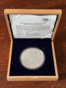 Ag Mince 1 kg 100. výročí Velké Prahy 2022 BK jen 2300 ks - 3