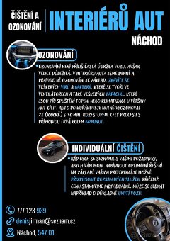 Čištění a ozonování interiérů aut Náchod - 3