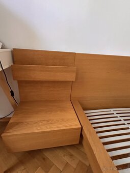 Postel IKEA 160x200 cm s nočními stolky - 3