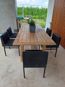 Prodám stůl a 6 židlí - ideálně na stavbu - 3