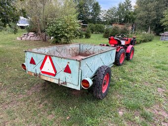 Malotraktor T4K 4x4 + sklápěcí přívěs - 3