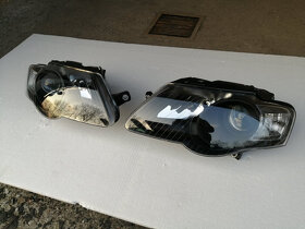 VW Passat B6 přední světla-Black. - 3