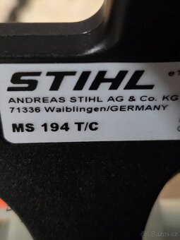 Stihl ms 194 T/C motrova pila v zaruce 2026 - 3