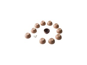 DESKOVÁ HRA - COPA - stolní DŘEVĚNÁ hra 4v1 - herní fazole - 3