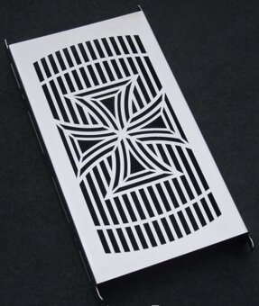 Kryt chladiče na chopper Honda,Yamaha,Suzuki,Kawasaki. - 3