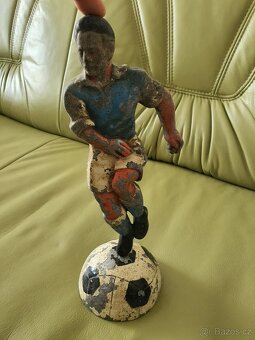 rarita starožitný předválečný fotbalový pohár - 3