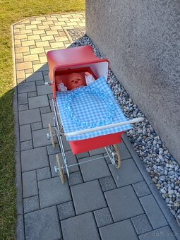 Kočárek s panou - retrohračka - 3