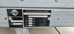 Bržděný vozík Stema 1500kg - 3