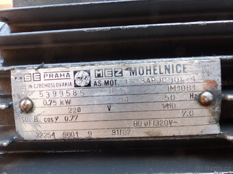 elektromotor O,75KW 1400 ot. 220v - 3