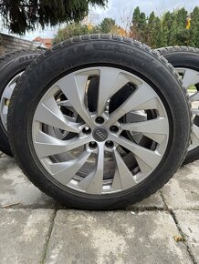 4x alu kola 5x112 18 a zimni pneu Bridgestone 225/55 R18 - 3