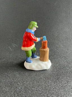 Hutschenreuther Soška Dřevorubec 10 cm, Renata Fučíková - 3