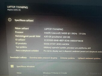 Notebook aspire 3 - 3
