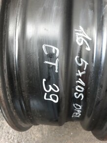 Plechové/Ocelové disky 6,5J16 5X105 ET39 - 3
