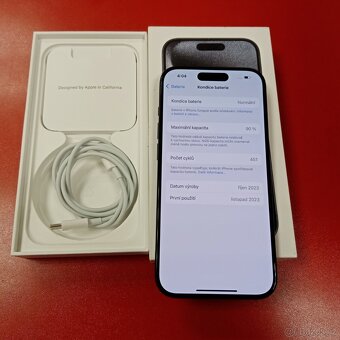 Apple iPhone 15 Pro 128GB - stav A - 3