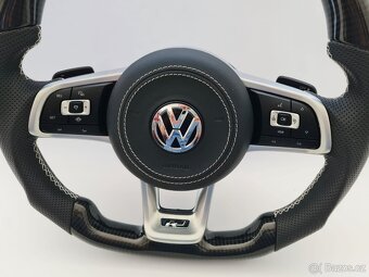 VOLANT VOLKSWAGEN R RLINE GTI - PERFOROVANA KOZA / KARBÓN - 3