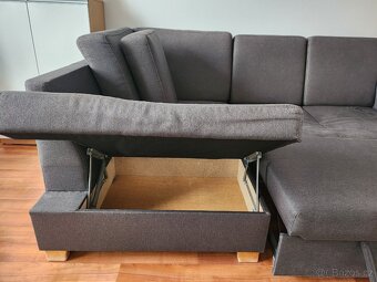 Rozkládací gauč s úložným prostorem - 3