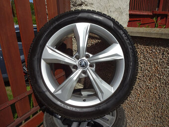 Kodiaq + Taracco + Tiguan - zánovní zimní alu kola 19" - 3