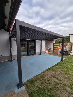 Nová bioklimatická pergola 4x3 metry včetně montáže - 3