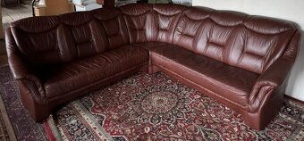 Luxusní kožená rohová souprava s křeslem,5765 - 3